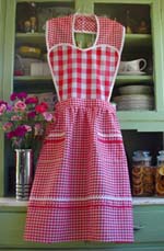 Red Gingham Heart 